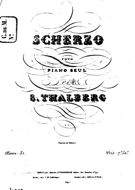 First page of Scherzo