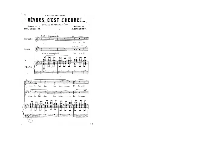 First page of Rêvons, c'est l'heure