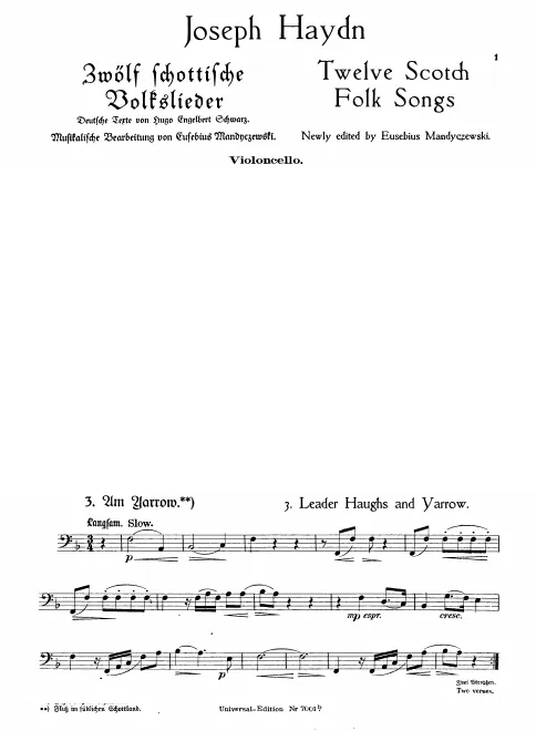 Cello (optional)