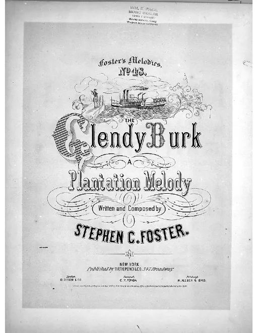 First page of The Glendy Burk