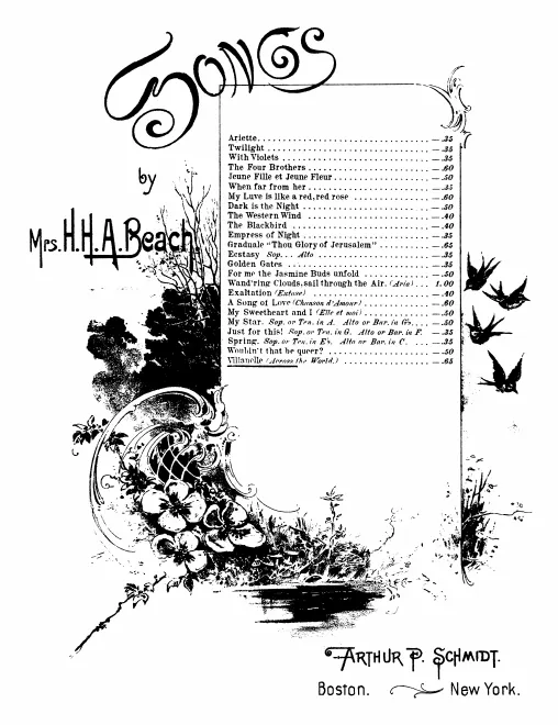 First page of Villanelle