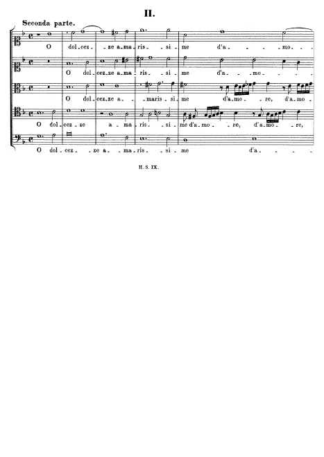First page of O dolcezze amarissime