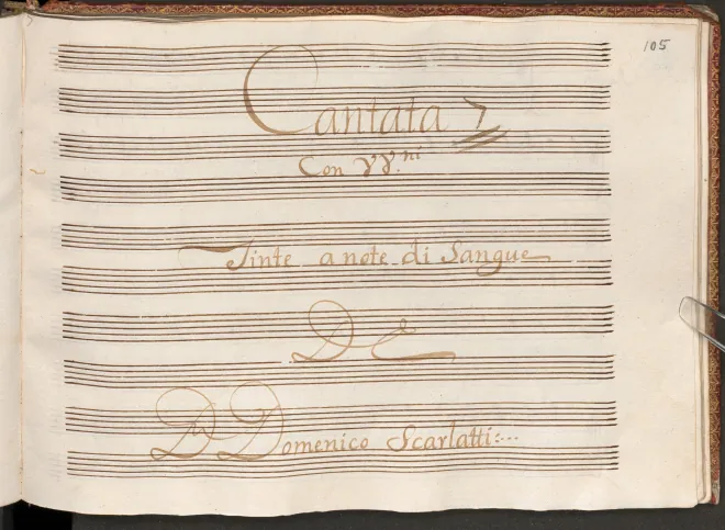 First page of Tinte a note di sangue