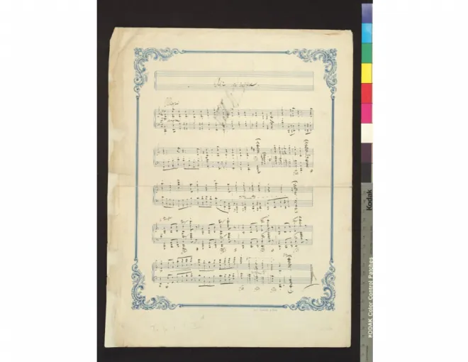 First page of Air cosaque, S.249c