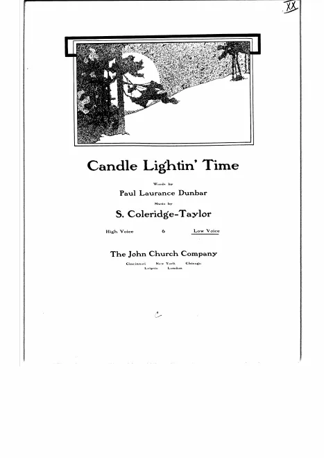 First page of Candle Lightin' Time
