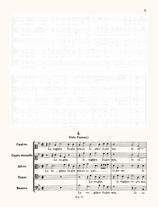 First page of Le voglie e l'opere mie