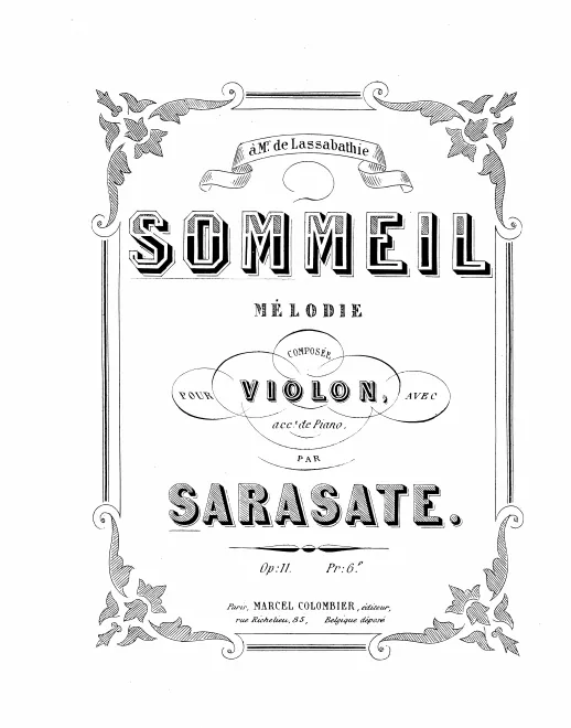 First page of Sommeil