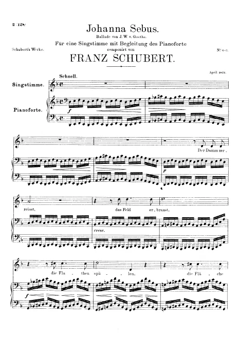 First page of Johanna Sebus