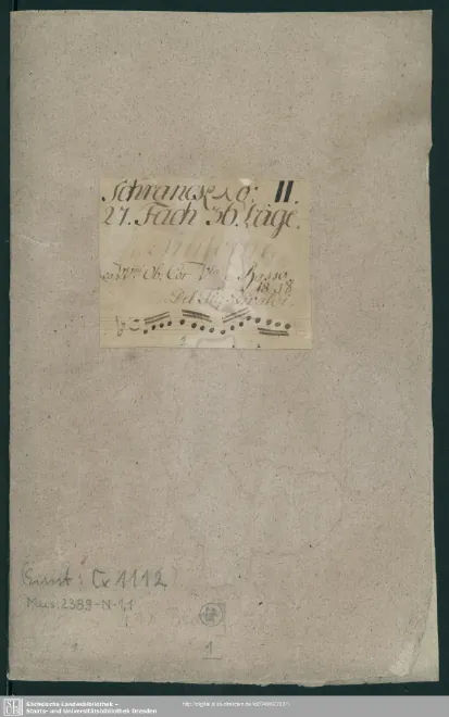 First page of Sinfonia in F major