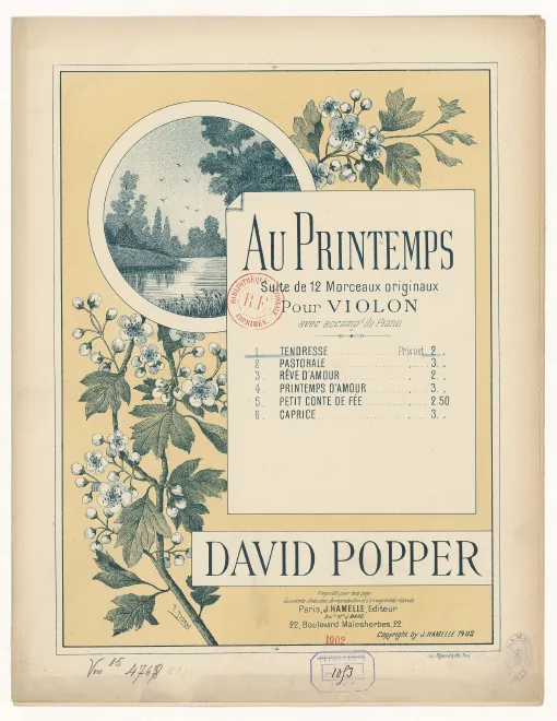 First page of Au Printemps