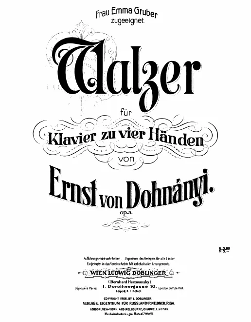 First page of Waltz