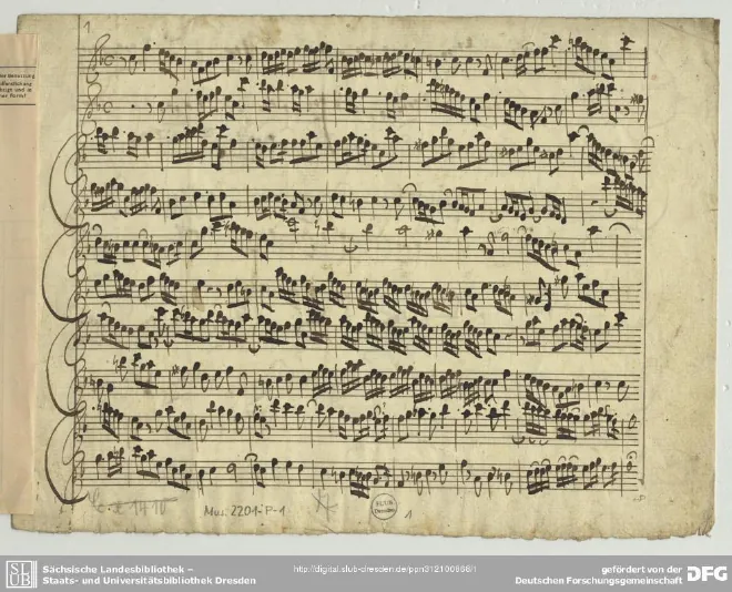 First page of Duo in F major
