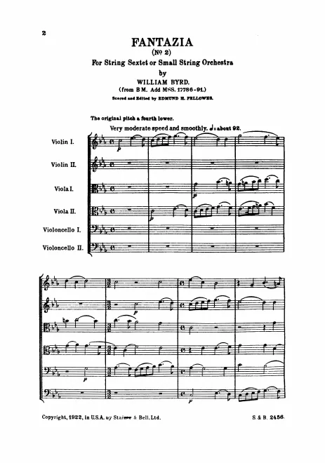 First page of Fantasia a 6
