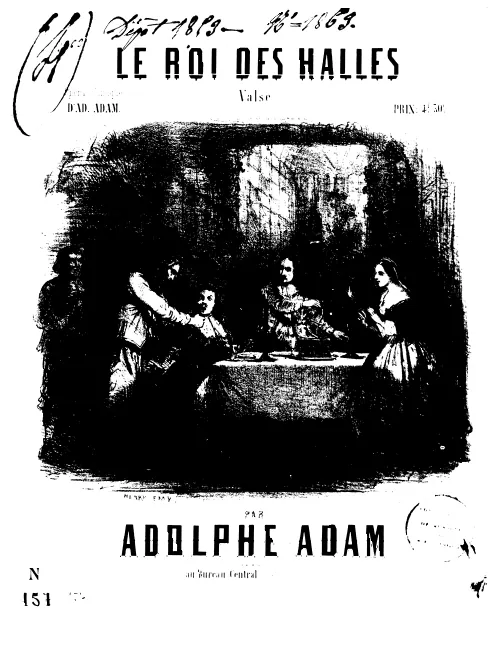First page of Le roi des halles