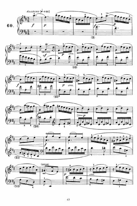 First page of Keyboard Sonata in D major