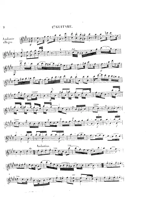 First page of Fantaisie pour 2 Guitares, Op.54 (bis)