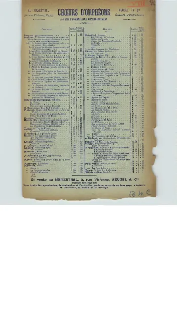 First page of Le mariage de Marion