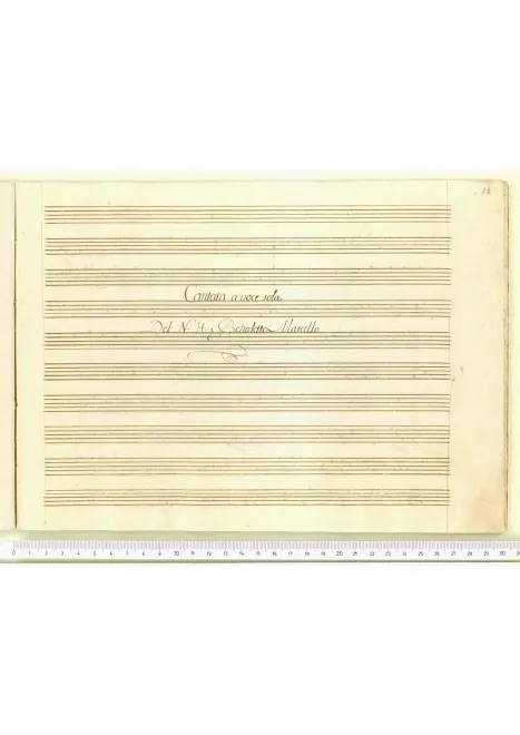 First page of Amor d'intorno mi sta scherzando