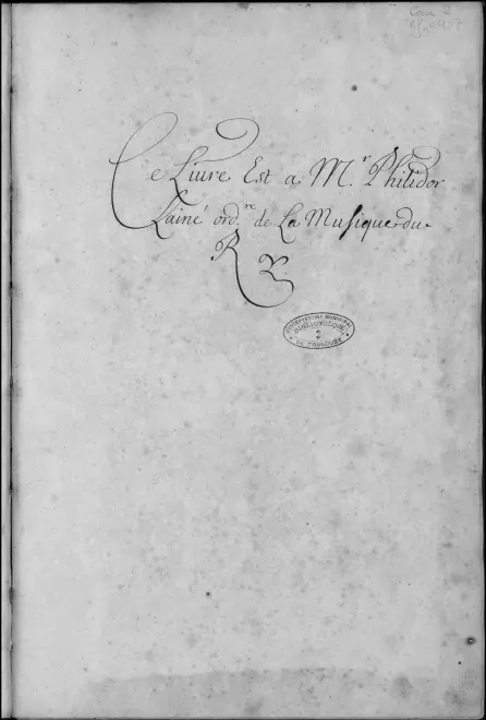 First page of Monsieur de Pourceaugnac