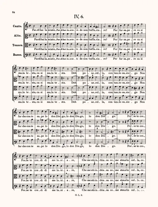 First page of Parch'hai lasciato