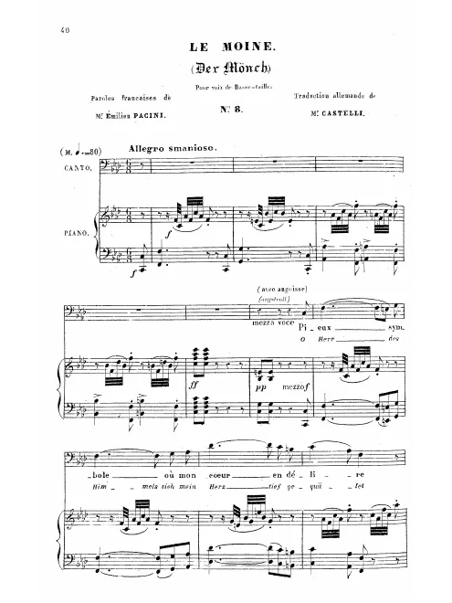First page of Le moine
