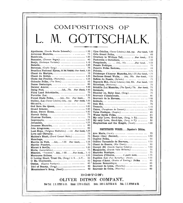 First page of Souvenir de Cuba, Op.75