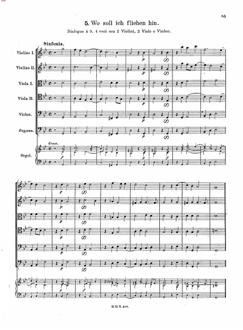 First page of Wo soll ich fliehen hin?