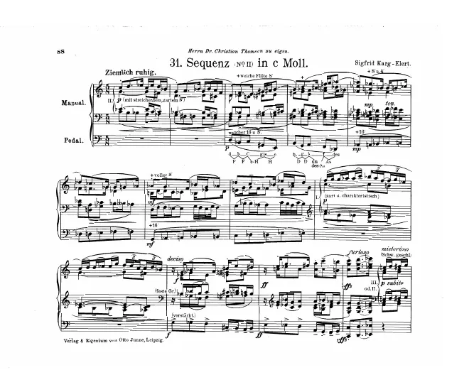 First page of Sequenz No.2