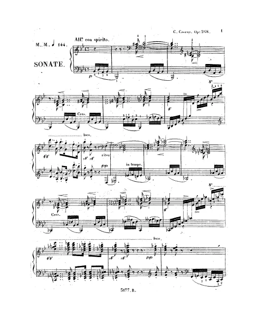 First page of Piano Sonata No.10