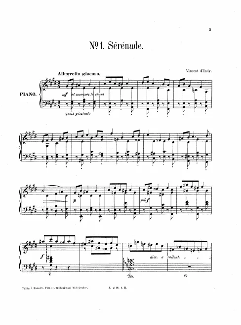 First page of 4 Pièces, Op.16