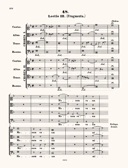 First page of Jod, Manum suam misit hostis