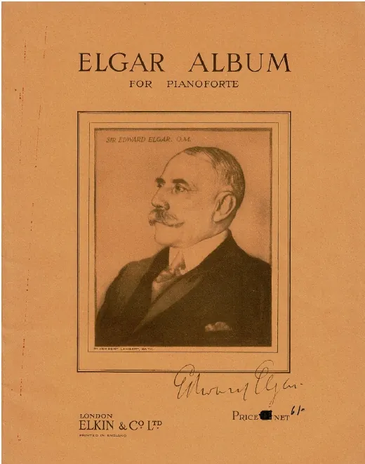 First page of Elgar Album for Pianoforte