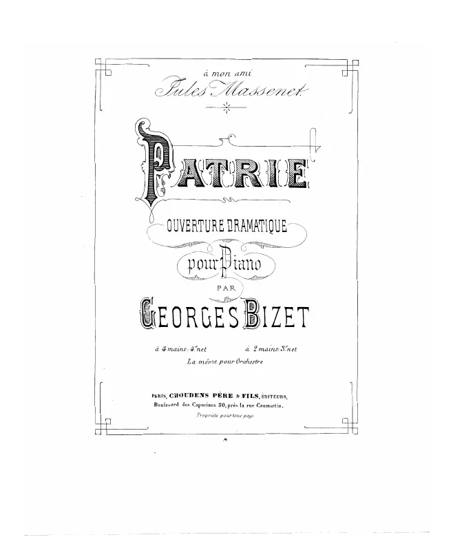 First page of Patrie