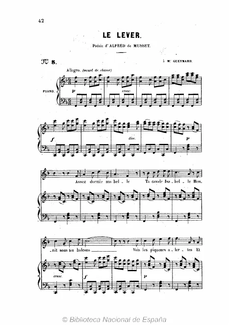 First page of Le lever