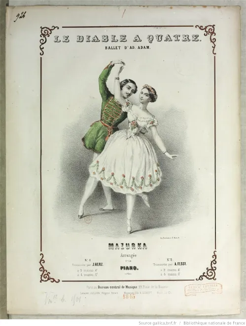 First page of Le diable à quatre