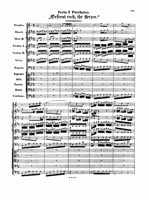 First page of Erfreut euch, ihr Herzen