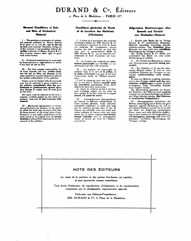 First page of Orient et Occident