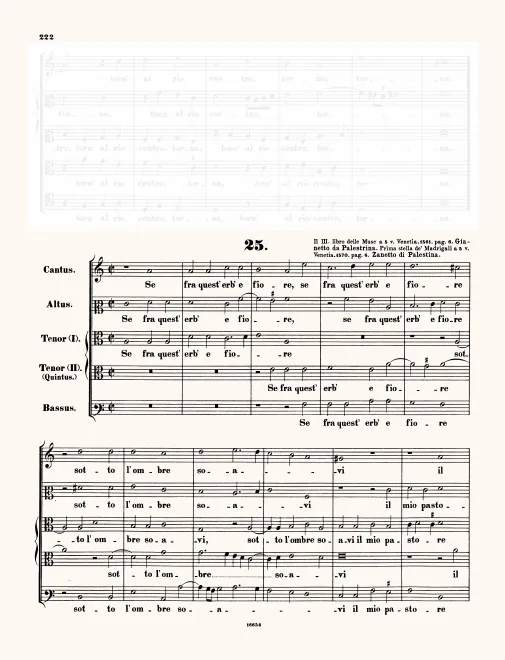 First page of Se fra quest'erb'e fiore