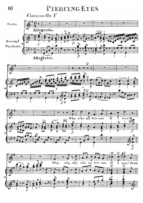First page of Piercing eyes