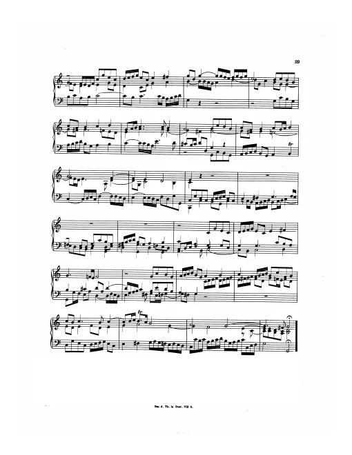 First page of Magnificat Fugue