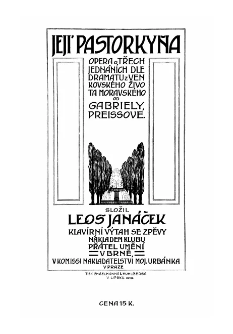 First page of Jenůfa