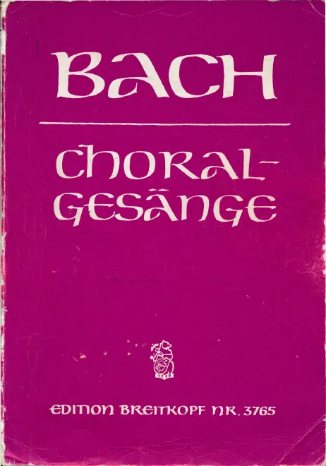 First page of 389 Chorale Settings