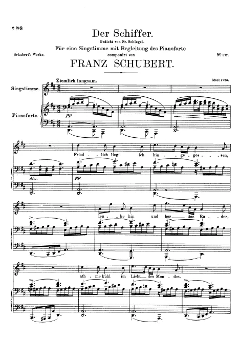 First page of Der Schiffer