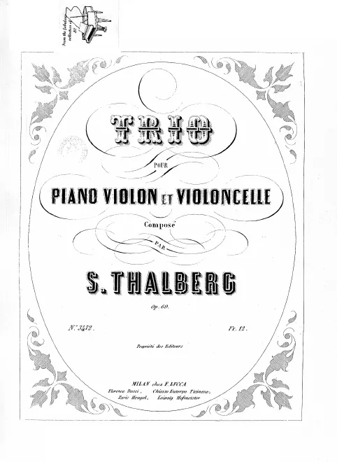 First page of Piano Trio
