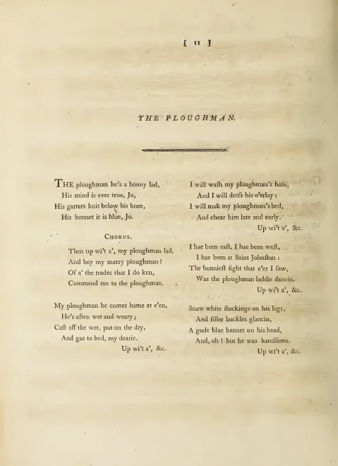 First page of The Ploughman, Hob.XXXIa:10