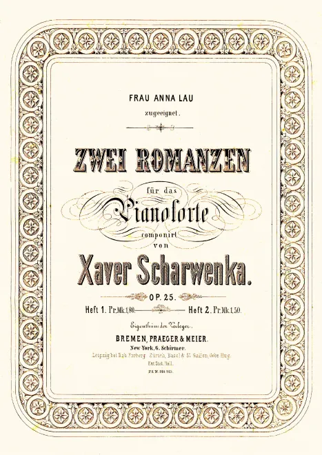 First page of 2 Romanzen, Op.25