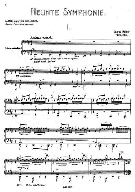 First page of Symphony No.9