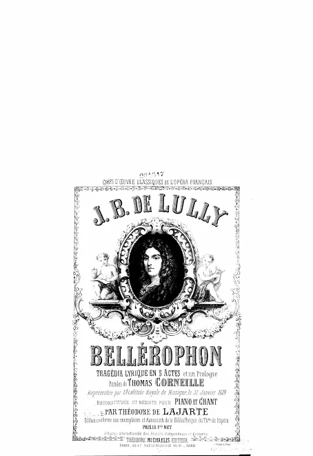 First page of Bellérophon
