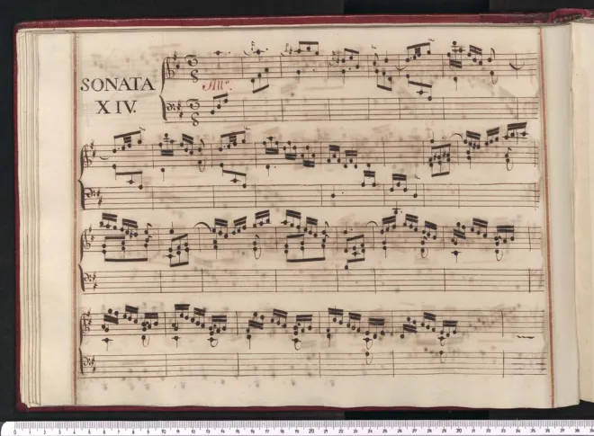 First page of Keyboard Sonata in D major