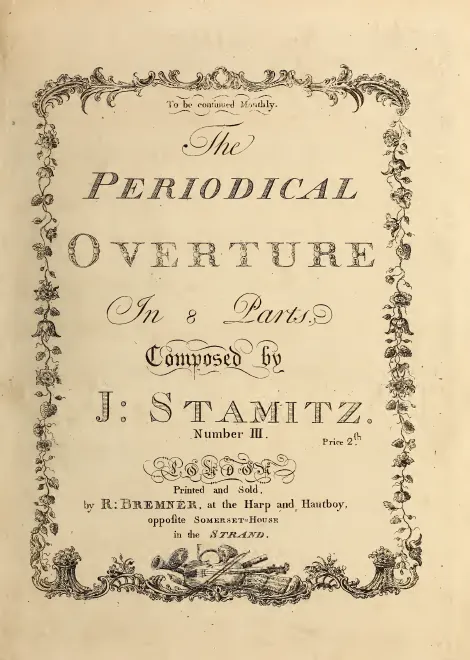 First page of Sinfonia in D major, WolS I. D-4